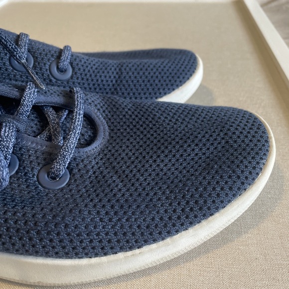 Allbirds Men's Tree Runners Athletic Sneakers Shoes Blue Mesh Size 11 Great Cond - Picture 2 of 8